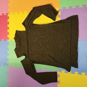 Pink republic large long sleeve shirt with shoulder cut outs,  like new